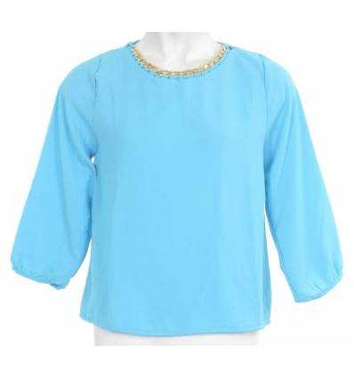 Atasan Cewek Chiffon Lengan 7/8 Kuky Top