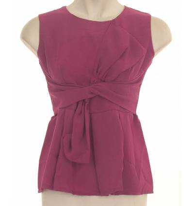 Atasan Chiffon Cewek Tanpa Lengan Livina