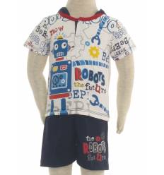 Setelan Anak Cowok Lengan Pendek Happy Grass 2