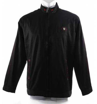Jaket Cotton Jumbo Cowok Motif Polos