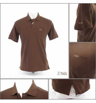 Kaos Kerah Cowok Lengan Pendek Elviti