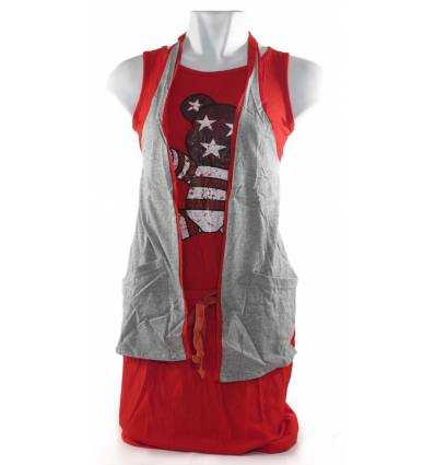 Dress Cewek Tanpa Lengan Opulent All Size