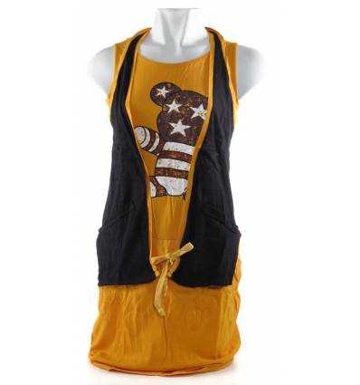 Dress Cewek Tanpa Lengan Opulent All Size