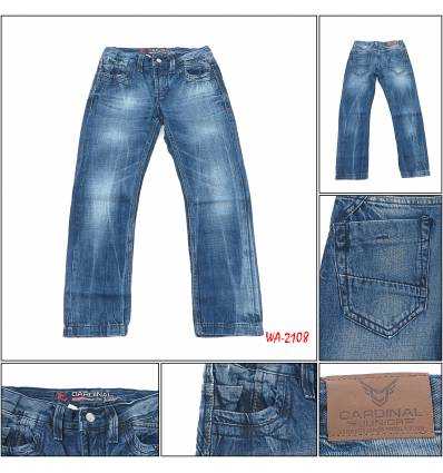 Celana Panjang Jeans Cowok Anak CARDINAL