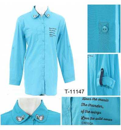 Kemeja Cewek Lengan Panjang CRESSIDA
