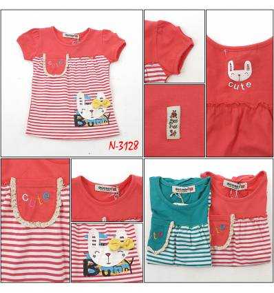 Kaos Oblong Cewek Anak Geenee