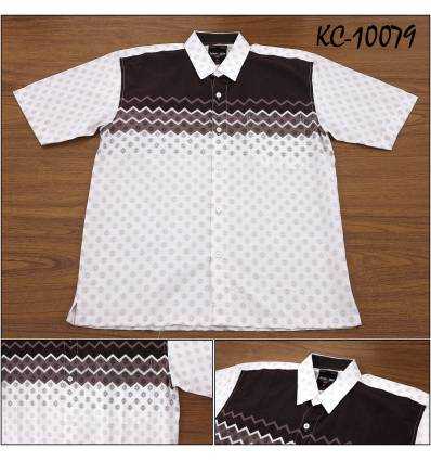 Kemeja Cowok Lengan Pendek John F Gee