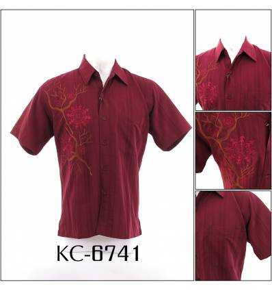 Kemeja Cowok Lengan Pendek John F Gee