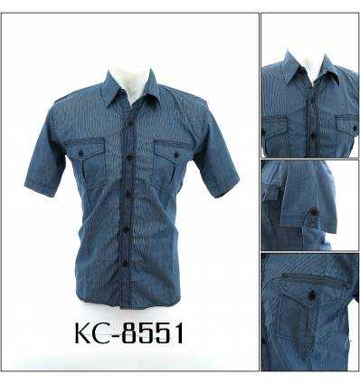 Kemeja Cowok Lengan Pendek John F Gee