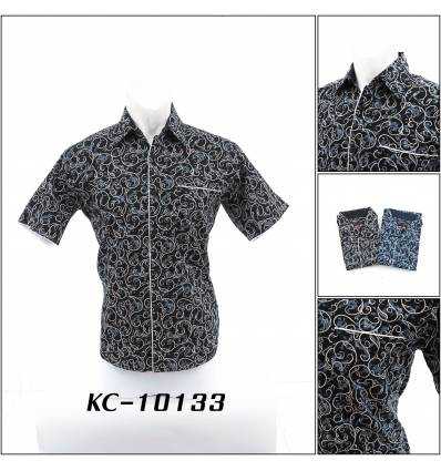 Kemeja Cowok Lengan Pendek John F Gee