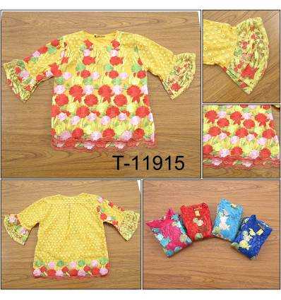 Atasan BROKAT Cewek Lengan Susun GB