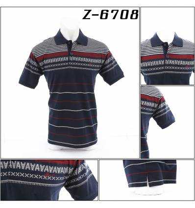 Kaos Kerah Cowok Lengan Pendek Hassenda