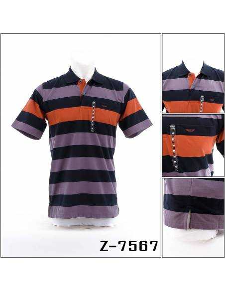 Kaos Kerah Cowok Lengan Pendek Silomide