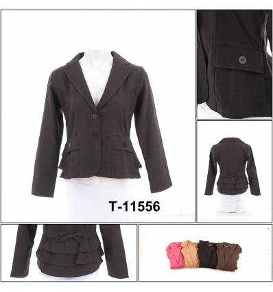 Blazer Cotton Cewek  Lengan Panjang PETER