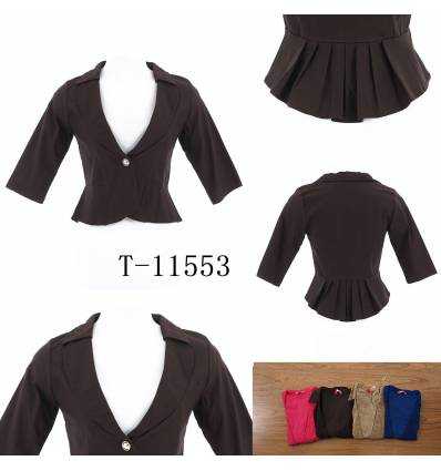 Blazer Cotton Cewek  Lengan 3/4 PETER