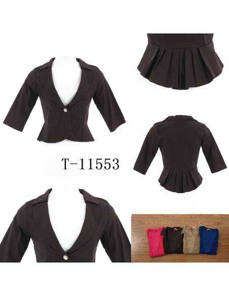 Blazer Cotton Cewek  Lengan 3/4 PETER