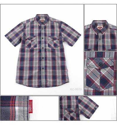 Kemeja Cowok Lengan Pendek Gabrielle