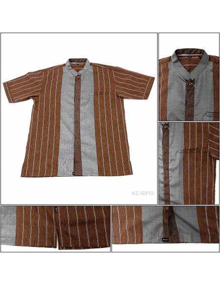 Kemeja Muslim Cowok Lengan Pendek IsBath