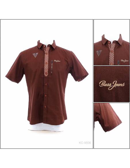 Kemeja Cowok Lengan Pendek Buzz