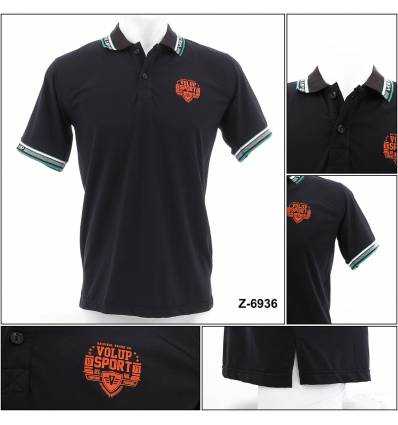 Kaos Kerah Cowok Lengan Pendek Volup