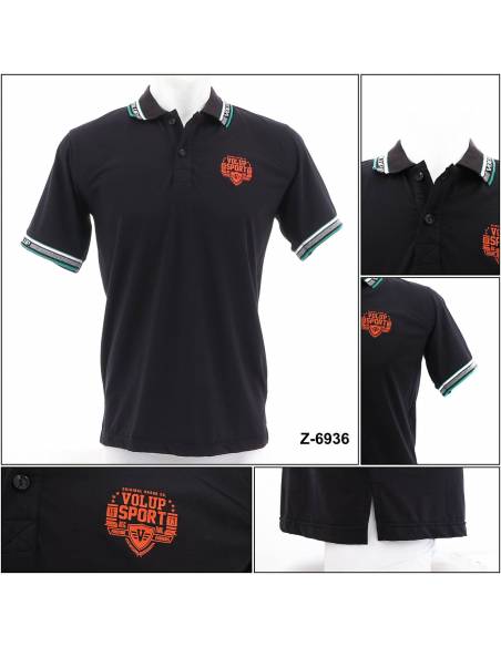 Kaos Kerah Cowok Lengan Pendek Volup