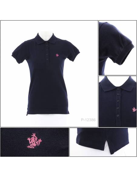 Kaos Kerah Cewek Lengan Pendek OSSELA