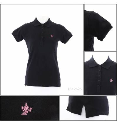 Kaos Kerah Cewek Lengan Pendek OSSELA