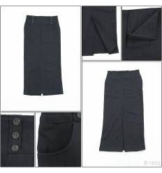 Rok Span Panjang Cotton Cewek Emerald