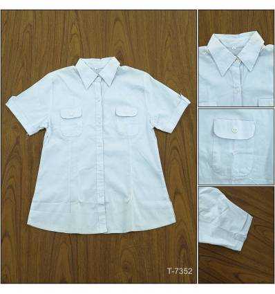 Kemeja Cewek Lengan Pendek Hofu