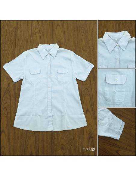 Kemeja Cewek Lengan Pendek Hofu