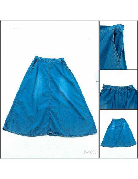 Rok Panjang Jeans Cewek Webe