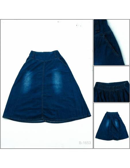 Rok Panjang Jeans Cewek Webe