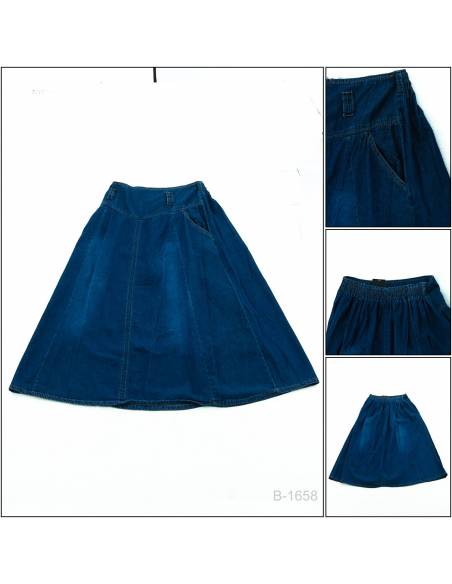 Rok Panjang Jeans Cewek Webe