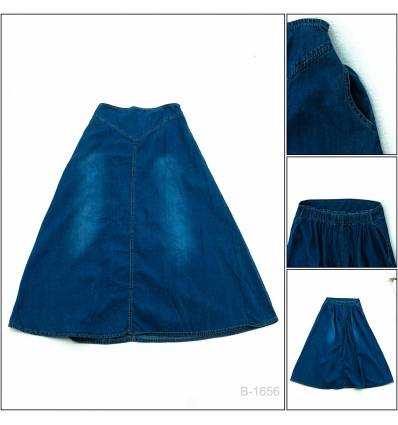 Rok Panjang Jeans Cewek Webe