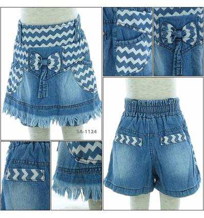 Celana Jeans Pendek Anak Cewek Viely