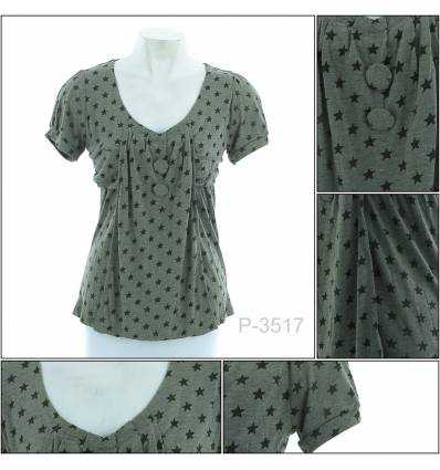 Kaos Oblong Cewek Lengan Pendek  INCH