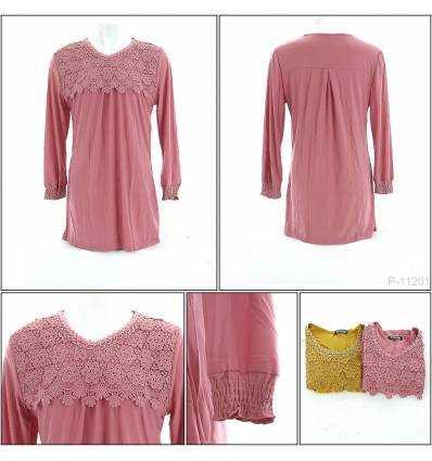 Kaos Cewek Lengan Panjang Aurum