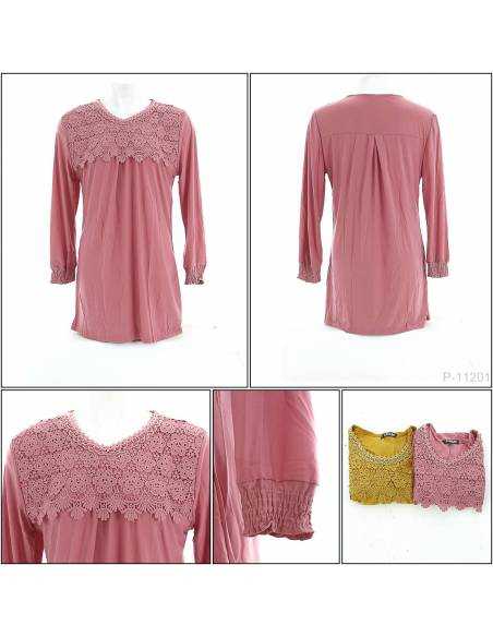 Kaos Cewek Lengan Panjang Aurum