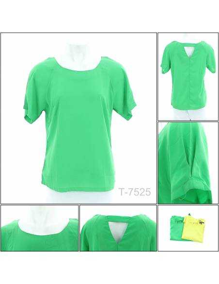 Atasan Cewek Lengan Pendek Raspberry