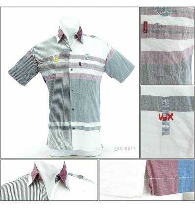 Kemeja Cowok Lengan Pendek Calcio