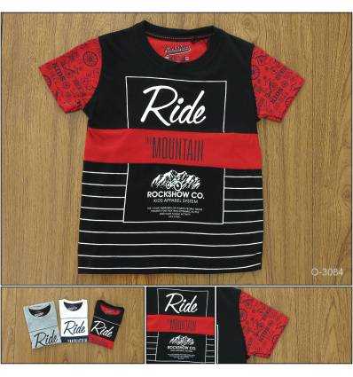 Kaos Oblong Anak Cowok Lengan Pendek Rock Show