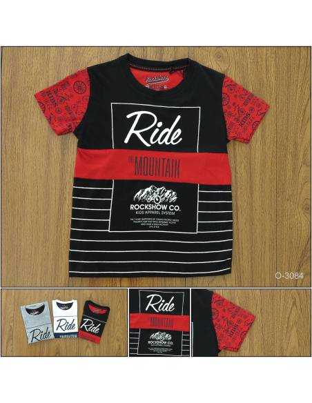 Kaos Oblong Anak Cowok Lengan Pendek Rock Show