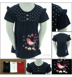 Kaos Oblong Anak Cewek Lengan Pendek jeenee