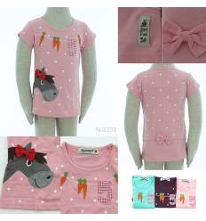 Kaos Oblong Anak Cewek Lengan Panjang Geenee