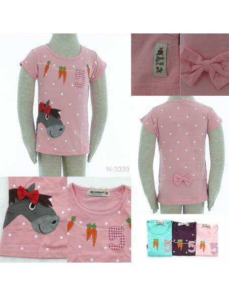 Kaos Oblong Anak Cewek Lengan Panjang Geenee