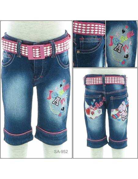 Celana Jeans Pendek Anak Cewek Pinky