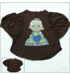 Kaos Cewek Lengan Pendek