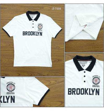 Kaos Kerah Cowok Lengan Pendek Cressida