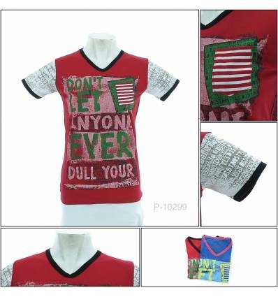 Kaos Oblong Cewek  Bersaku Lengan pendek Milk Shake