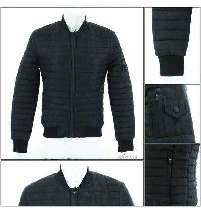Jaket Parasit Hitam Cowok ALPHEUS Size L,XL,2L